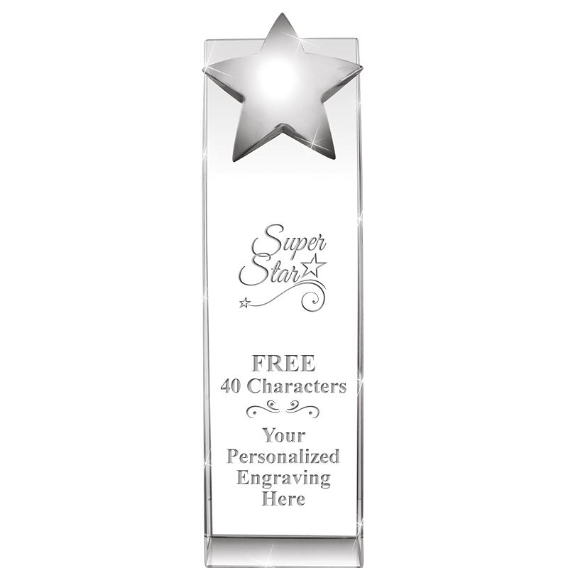 9.5"RECOGNITION CRYSTAL TOWER