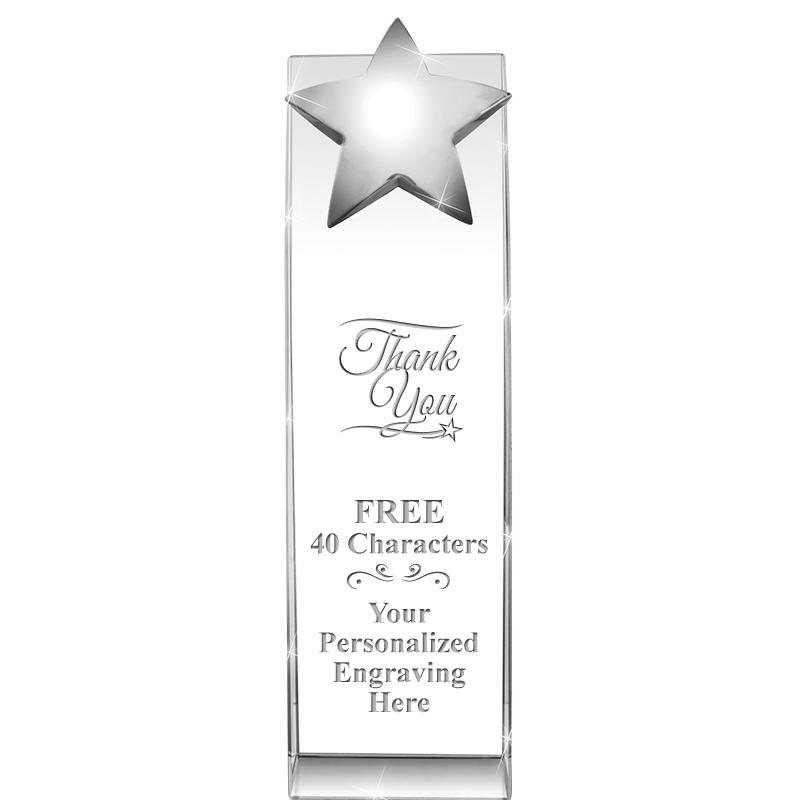 9.5"RECOGNITION CRYSTAL TOWER