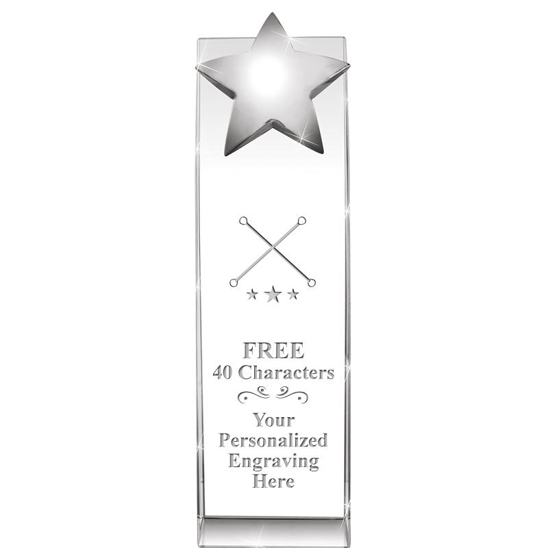 9.5"RECOGNITION CRYSTAL TOWER