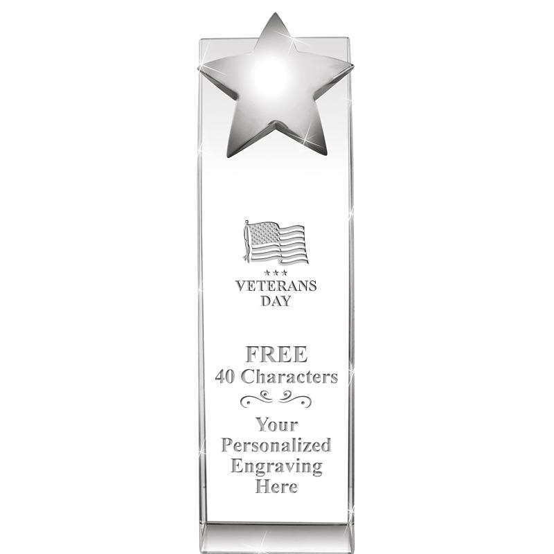 9.5"RECOGNITION CRYSTAL TOWER