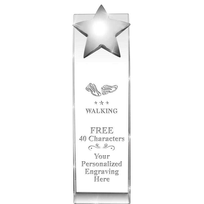 9.5"RECOGNITION CRYSTAL TOWER