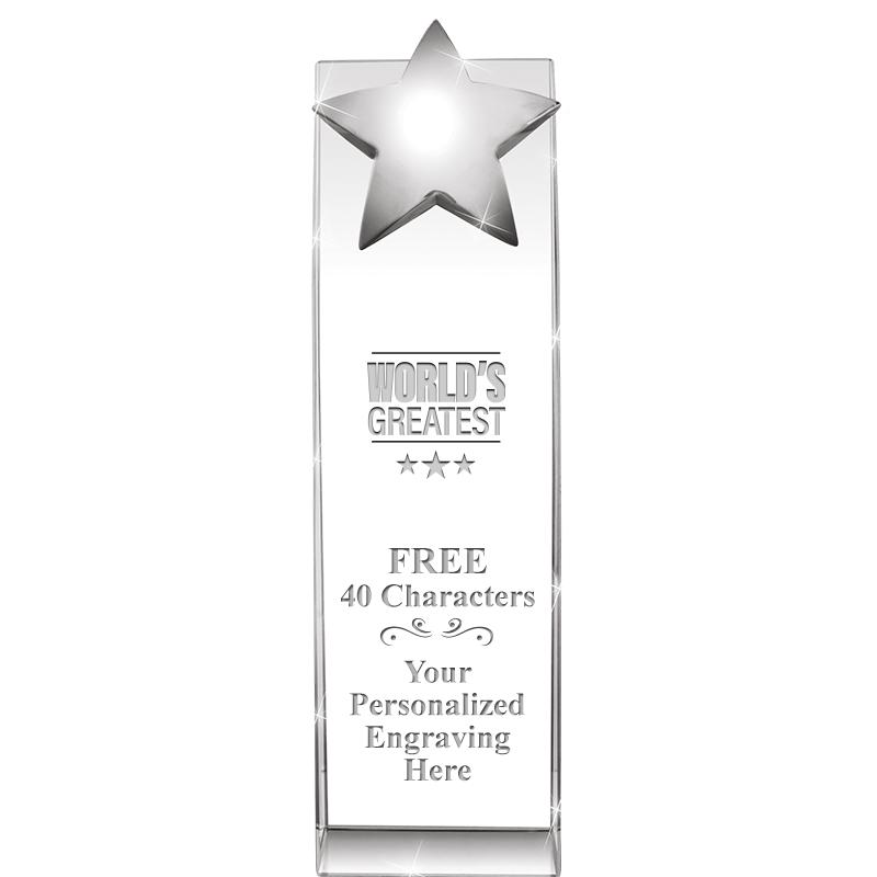 9.5"RECOGNITION CRYSTAL TOWER