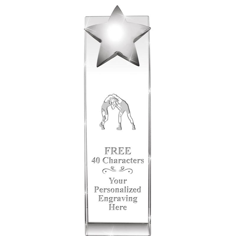 9.5"RECOGNITION CRYSTAL TOWER