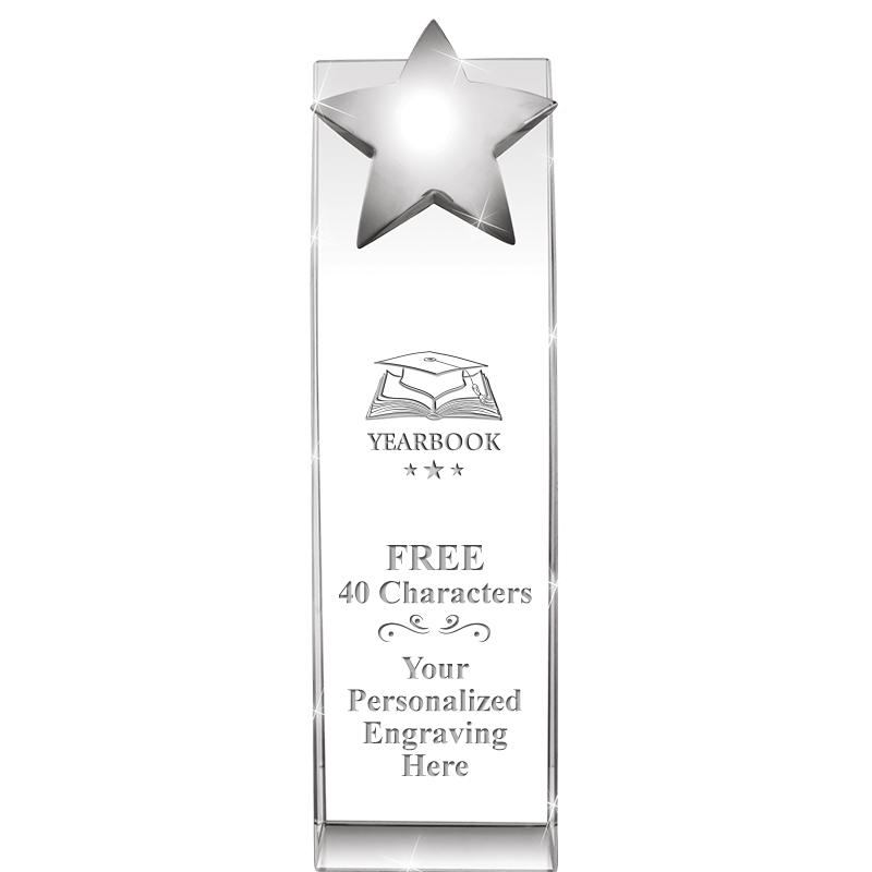 9.5"RECOGNITION CRYSTAL TOWER