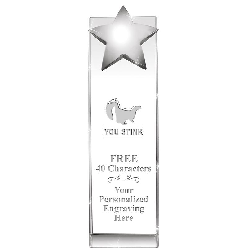 9.5"RECOGNITION CRYSTAL TOWER