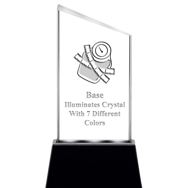 6.4"SLANT RADIANZ LITE-UP CRYS