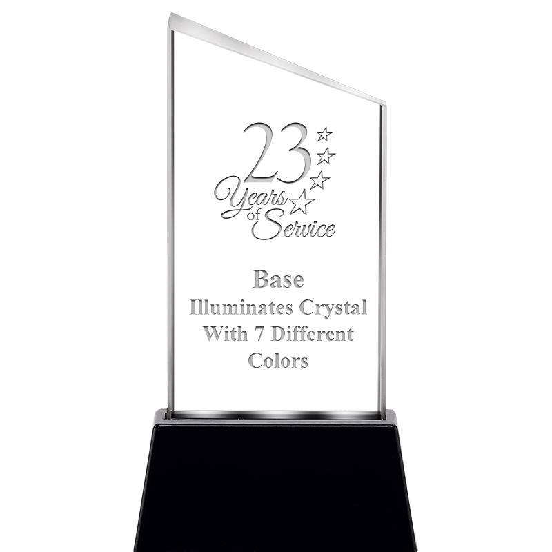 6.4"SLANT RADIANZ LITE-UP CRYS