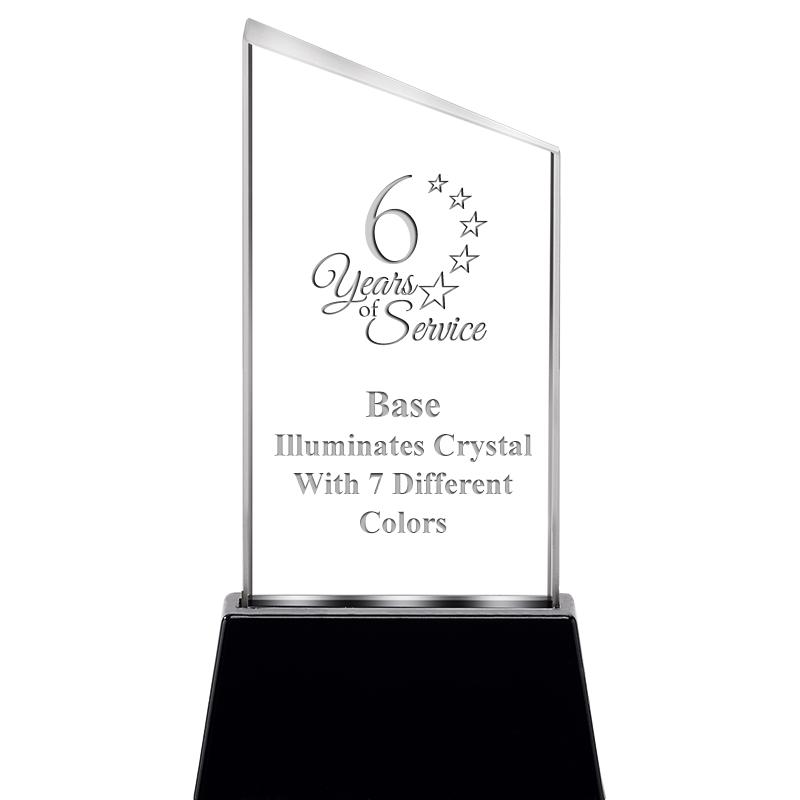 6.4"SLANT RADIANZ LITE-UP CRYS