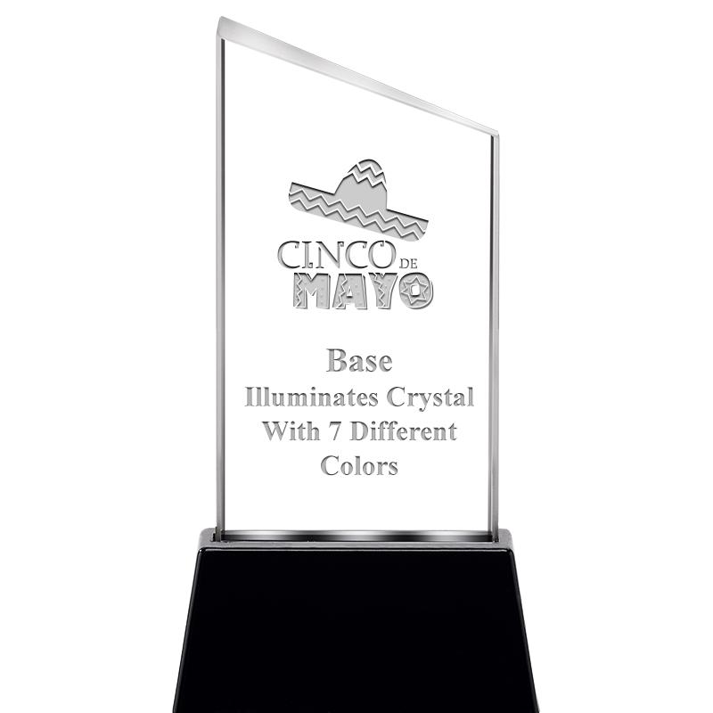 6.4"SLANT RADIANZ LITE-UP CRYS