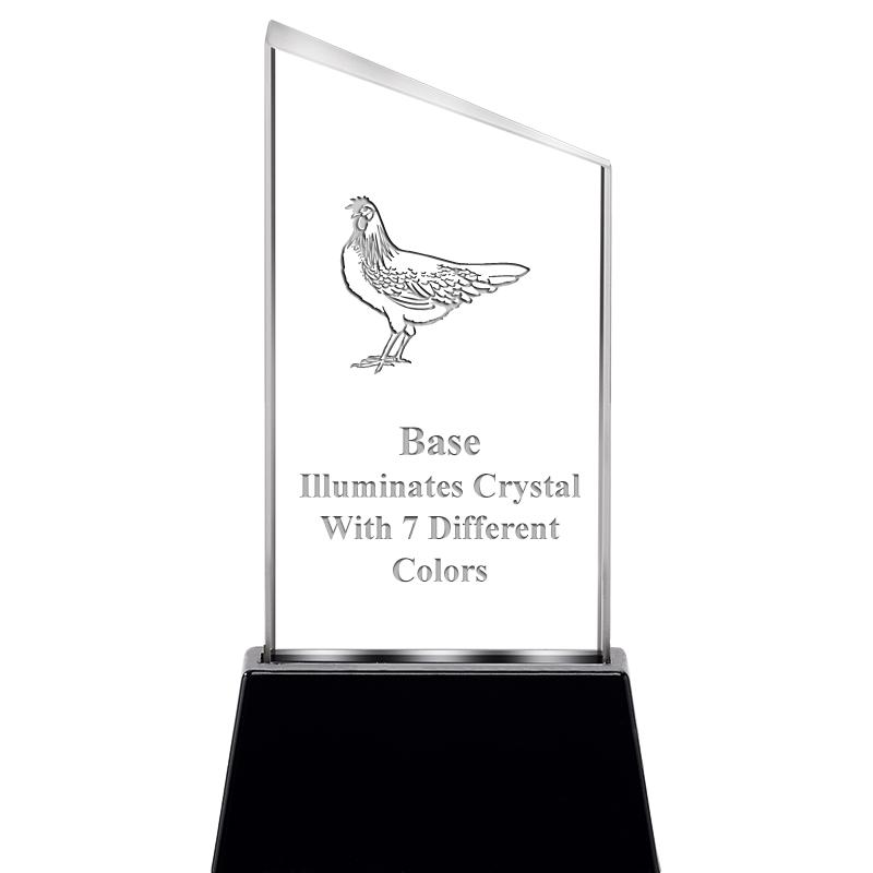 6.4"SLANT RADIANZ LITE-UP CRYS