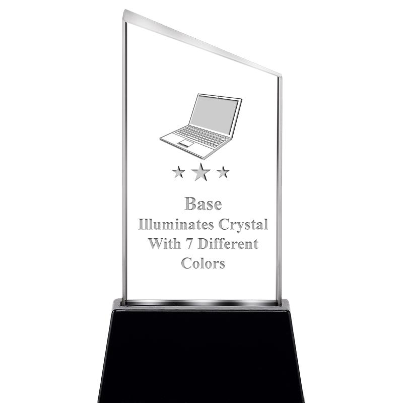 6.4"SLANT RADIANZ LITE-UP CRYS