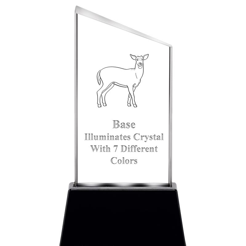 6.4"SLANT RADIANZ LITE-UP CRYS