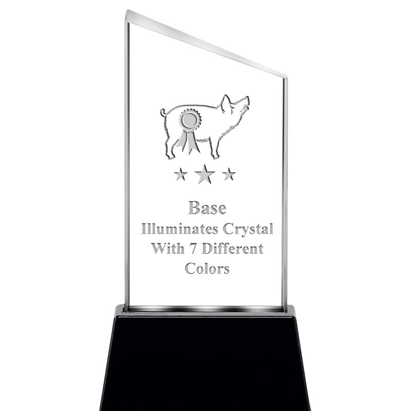 6.4"SLANT RADIANZ LITE-UP CRYS