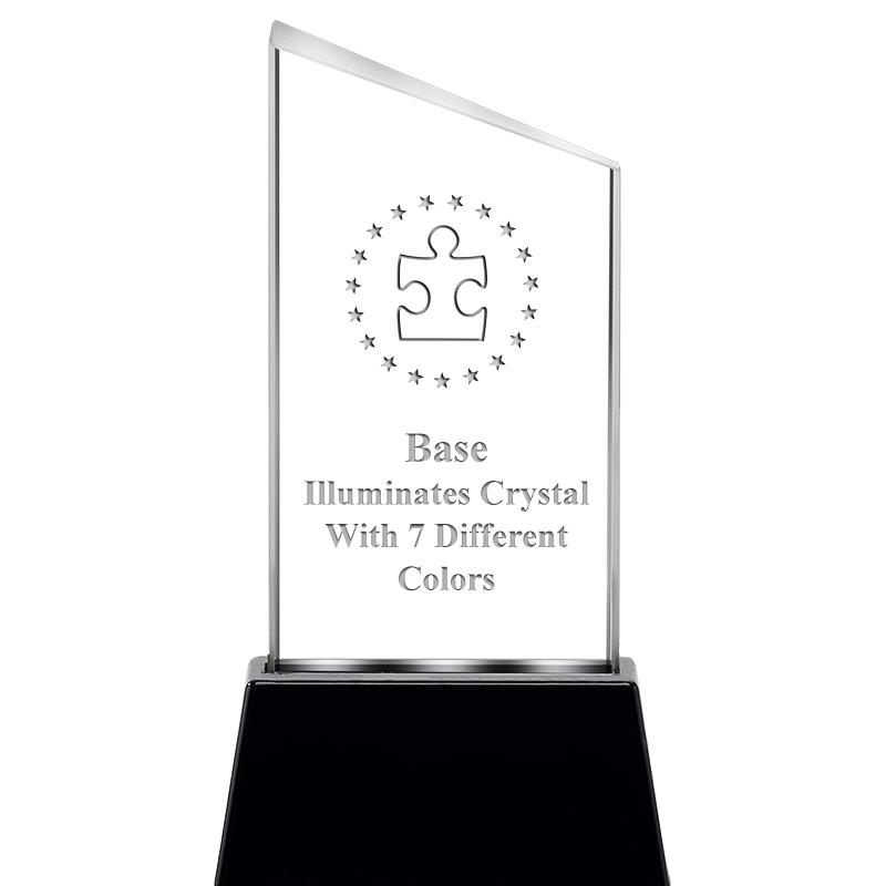 6.4"SLANT RADIANZ LITE-UP CRYS