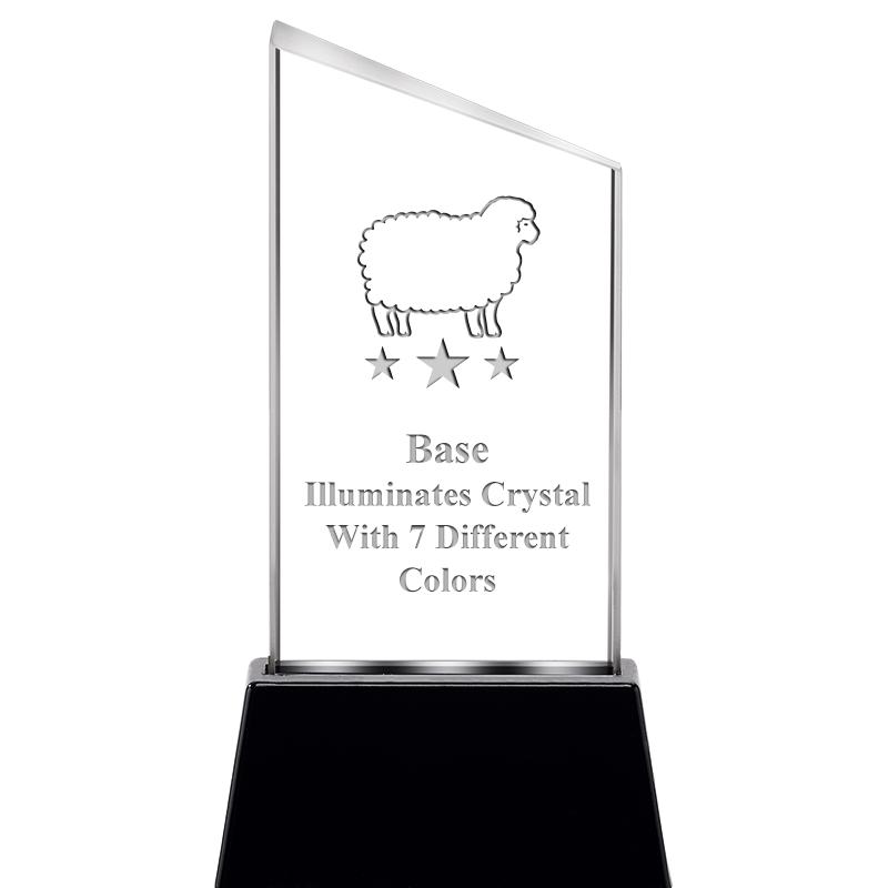 6.4"SLANT RADIANZ LITE-UP CRYS