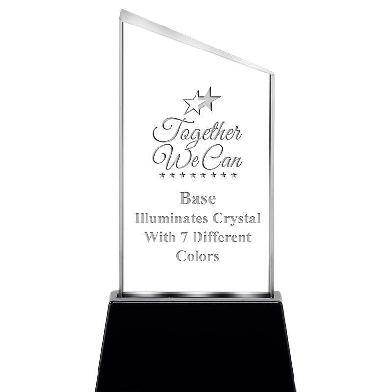 6.4"SLANT RADIANZ LITE-UP CRYS