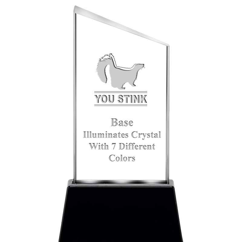 6.4"SLANT RADIANZ LITE-UP CRYS