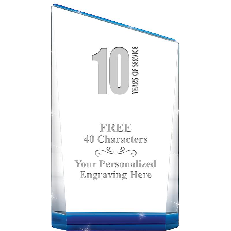 8" SAPPHIRE ACENSION CRYSTAL