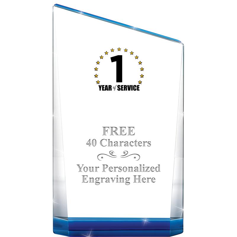 8" SAPPHIRE ACENSION CRYSTAL