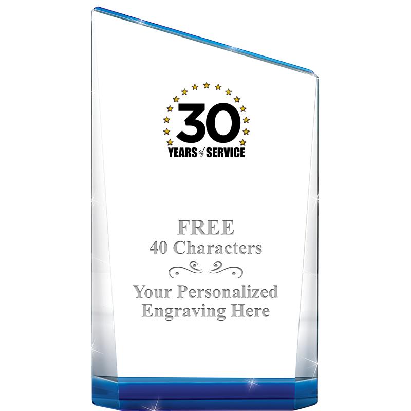 8" SAPPHIRE ACENSION CRYSTAL