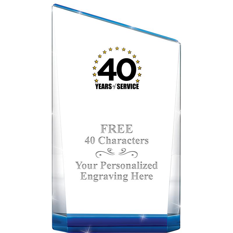 8" SAPPHIRE ACENSION CRYSTAL