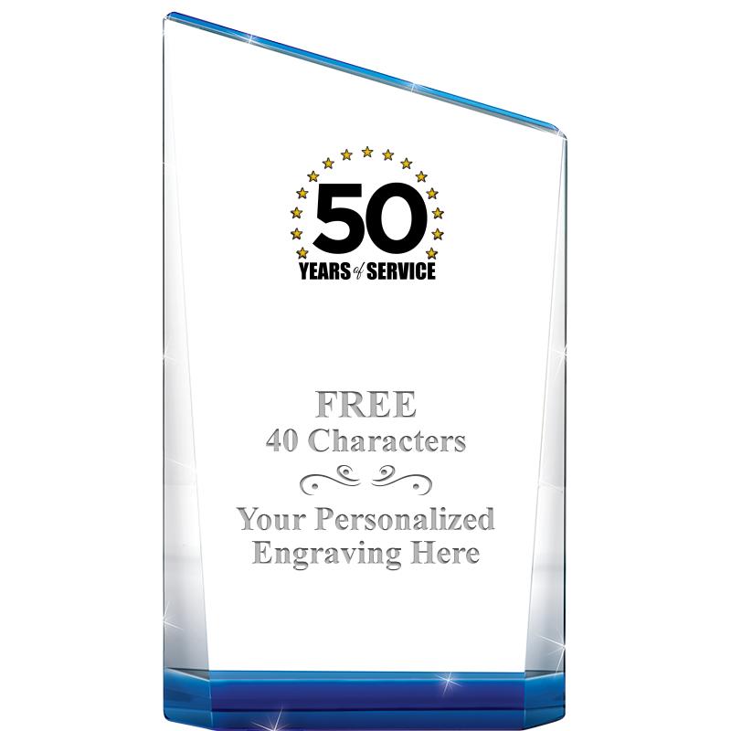 8" SAPPHIRE ACENSION CRYSTAL