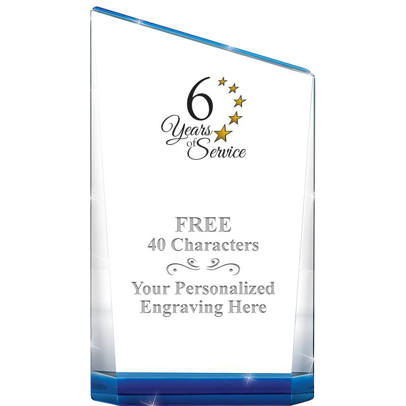 8" SAPPHIRE ACENSION CRYSTAL