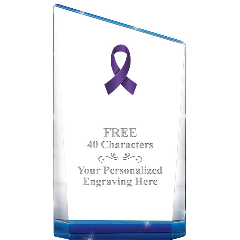 8" SAPPHIRE ACENSION CRYSTAL