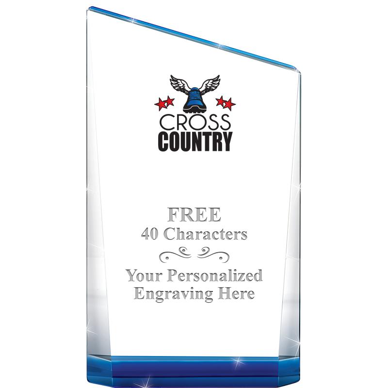 8" SAPPHIRE ACENSION CRYSTAL