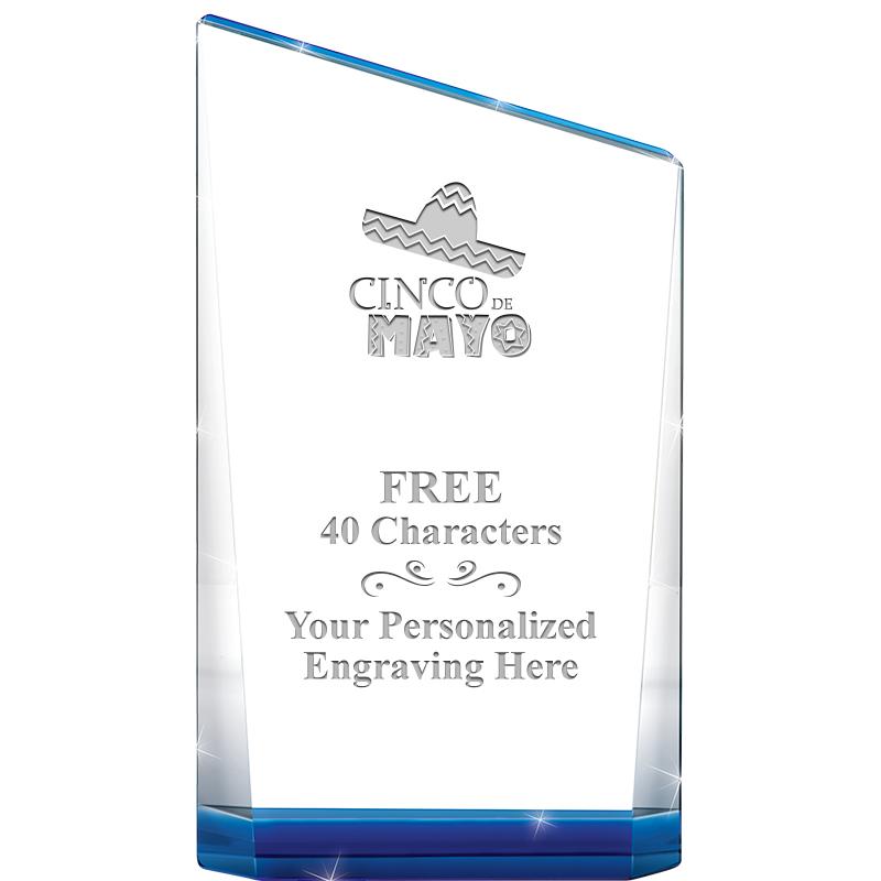 8" SAPPHIRE ACENSION CRYSTAL