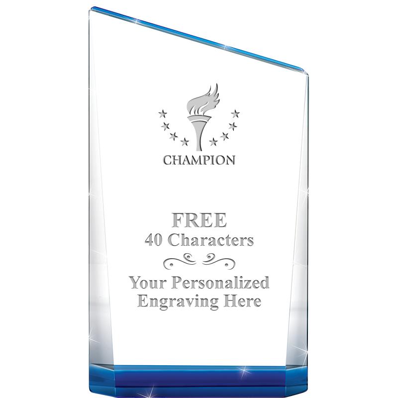 8" SAPPHIRE ACENSION CRYSTAL