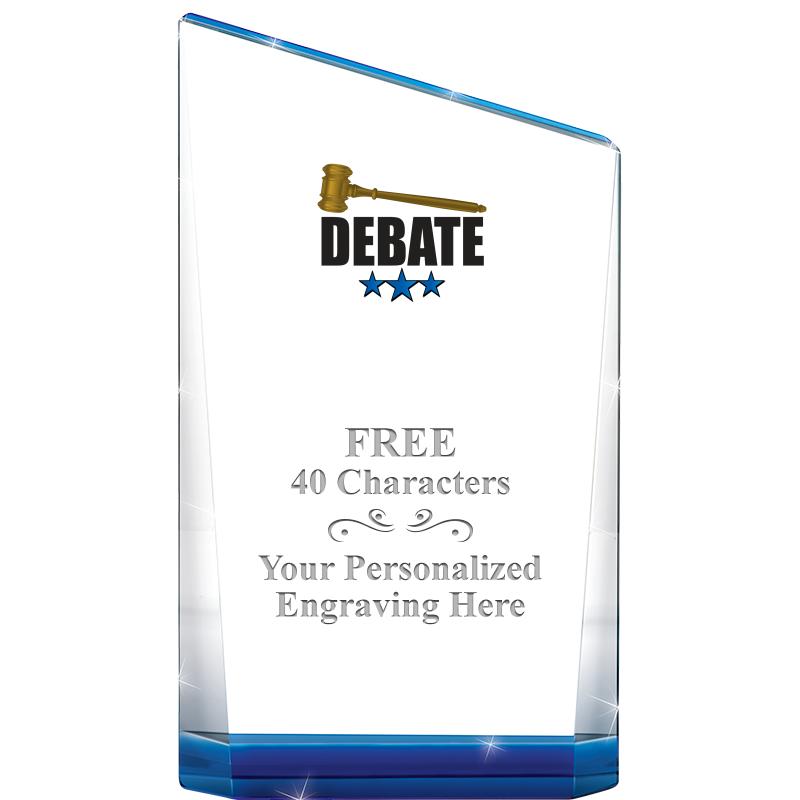 8" SAPPHIRE ACENSION CRYSTAL