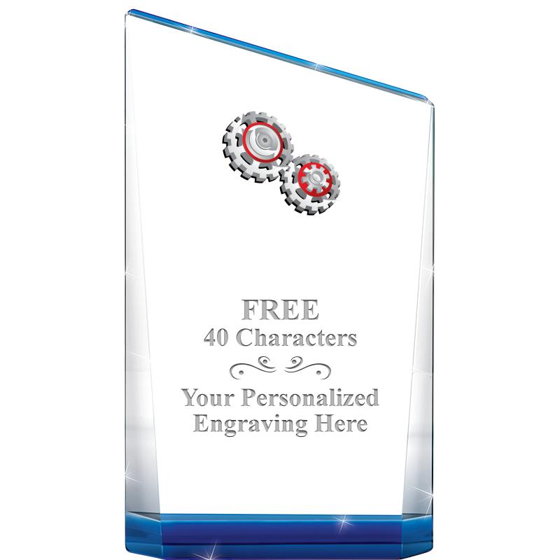 8" SAPPHIRE ACENSION CRYSTAL