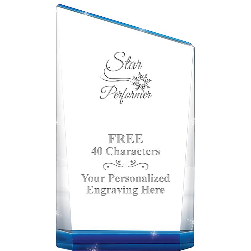 8" SAPPHIRE ACENSION CRYSTAL