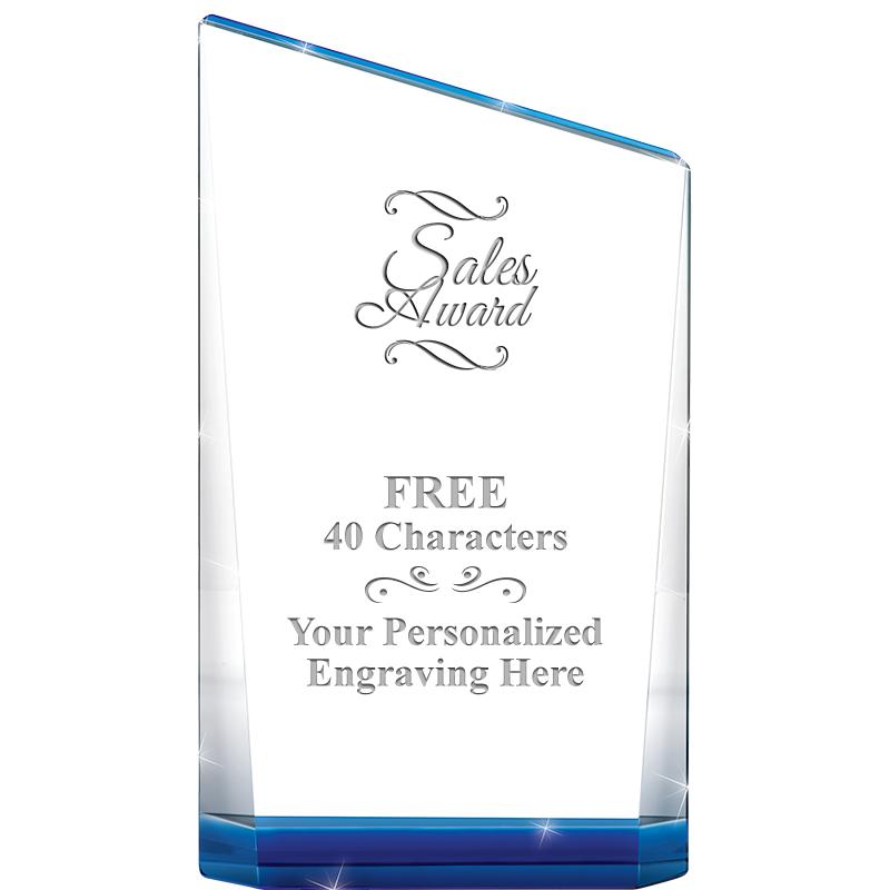 8" SAPPHIRE ACENSION CRYSTAL