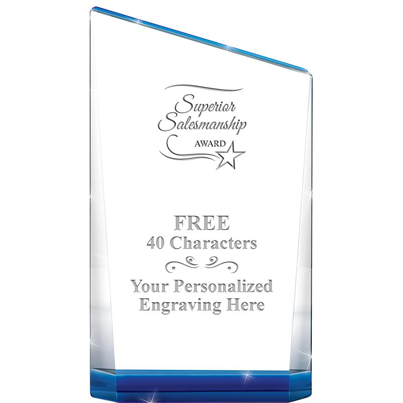 8" SAPPHIRE ACENSION CRYSTAL