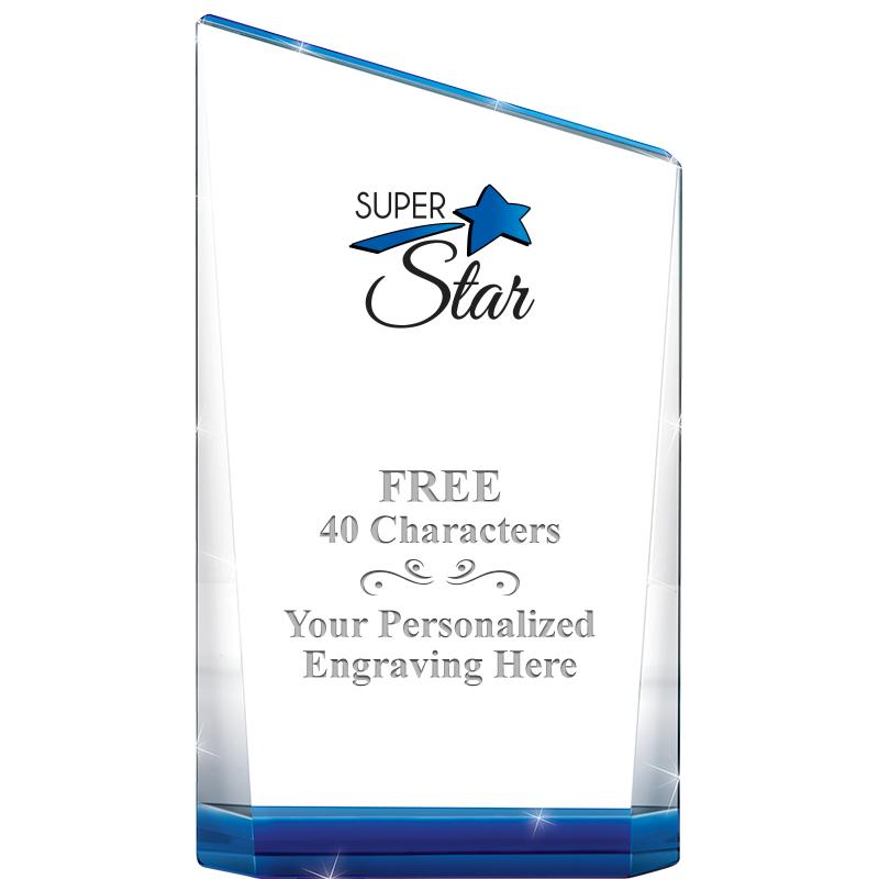 8" SAPPHIRE ACENSION CRYSTAL