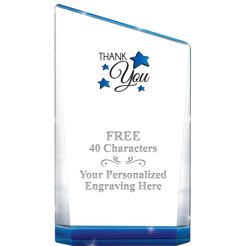 8" SAPPHIRE ACENSION CRYSTAL