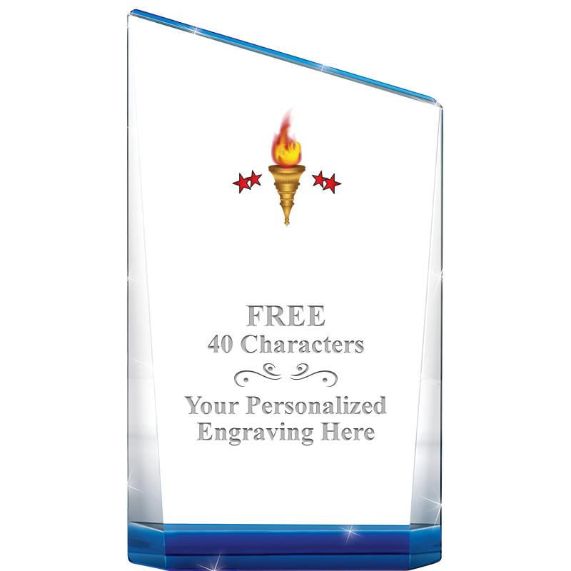 8" SAPPHIRE ACENSION CRYSTAL