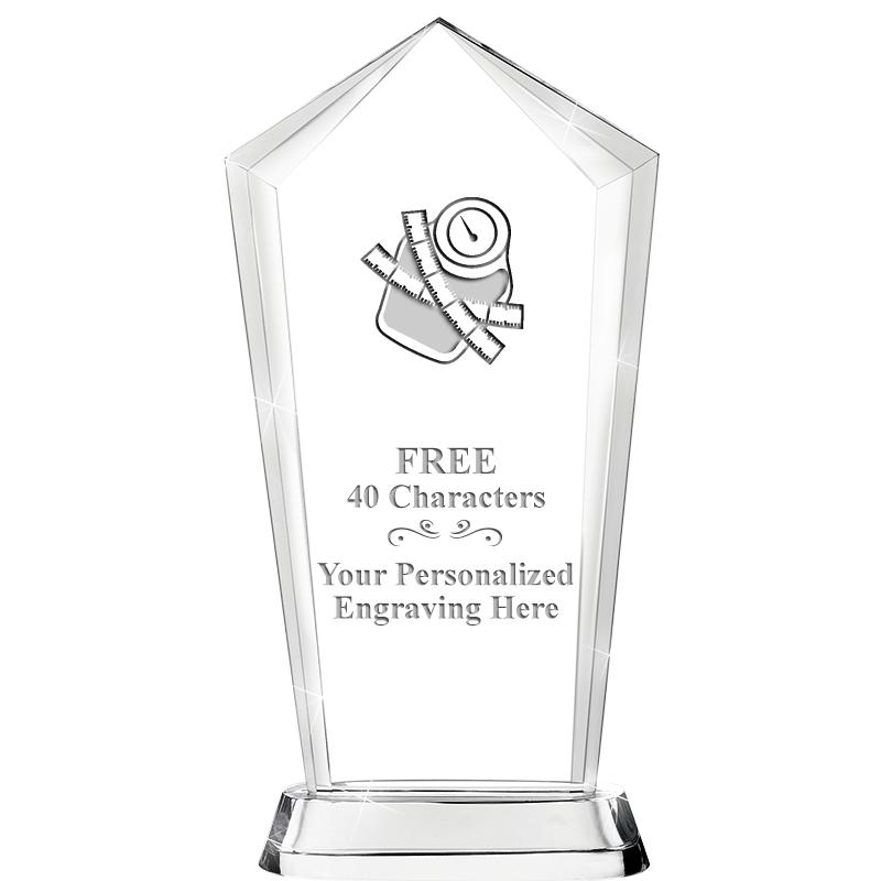 9" SKYSCRAPER CRYSTAL