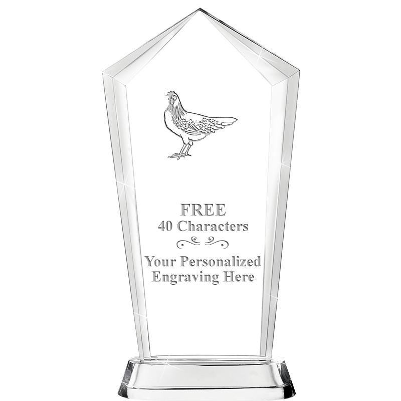 9" SKYSCRAPER CRYSTAL