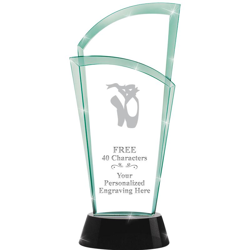 12" SLOPE JADE CRYSTAL