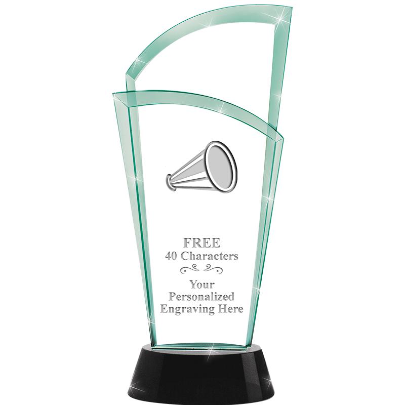 12" SLOPE JADE CRYSTAL