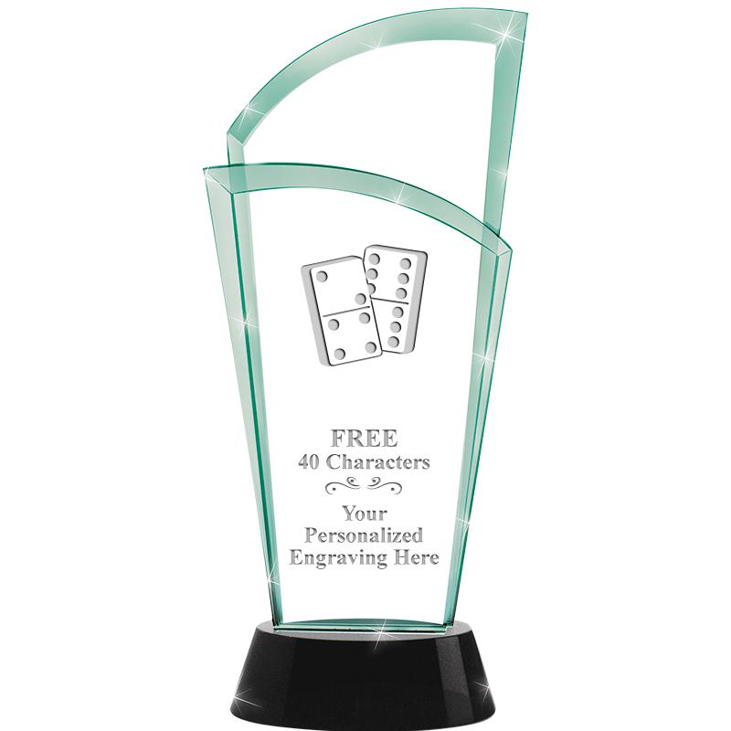 12" SLOPE JADE CRYSTAL