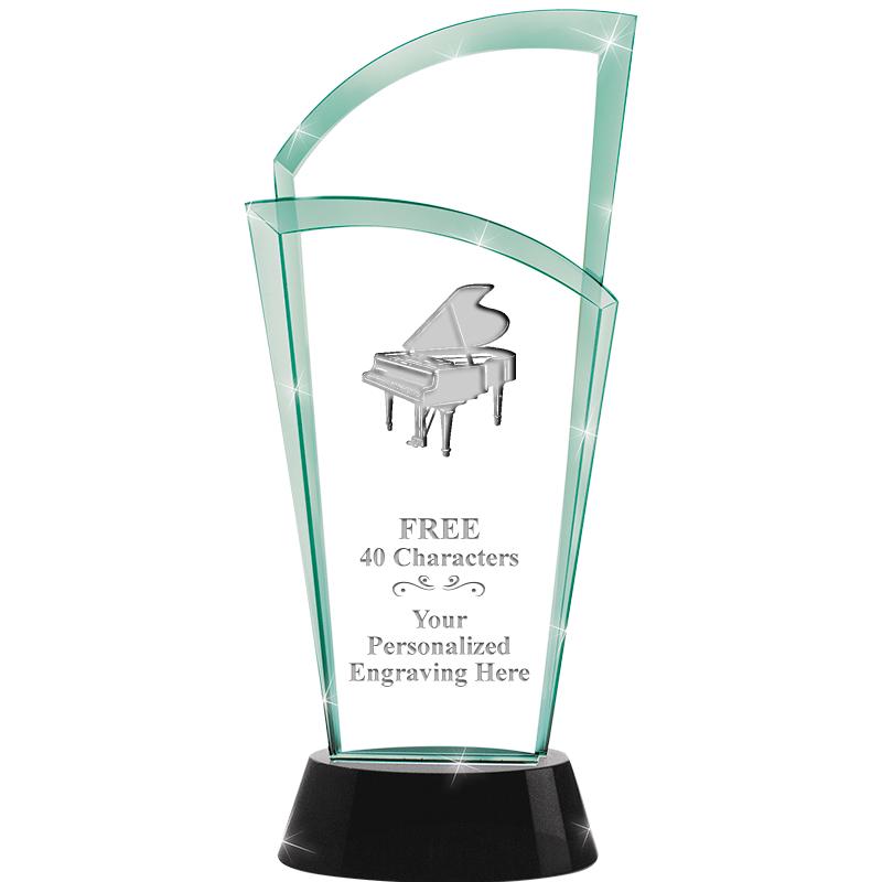 12" SLOPE JADE CRYSTAL