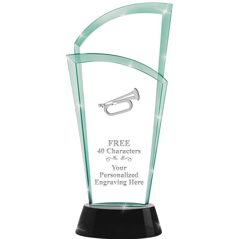 12" SLOPE JADE CRYSTAL