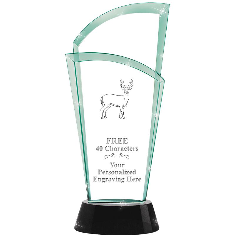 12" SLOPE JADE CRYSTAL