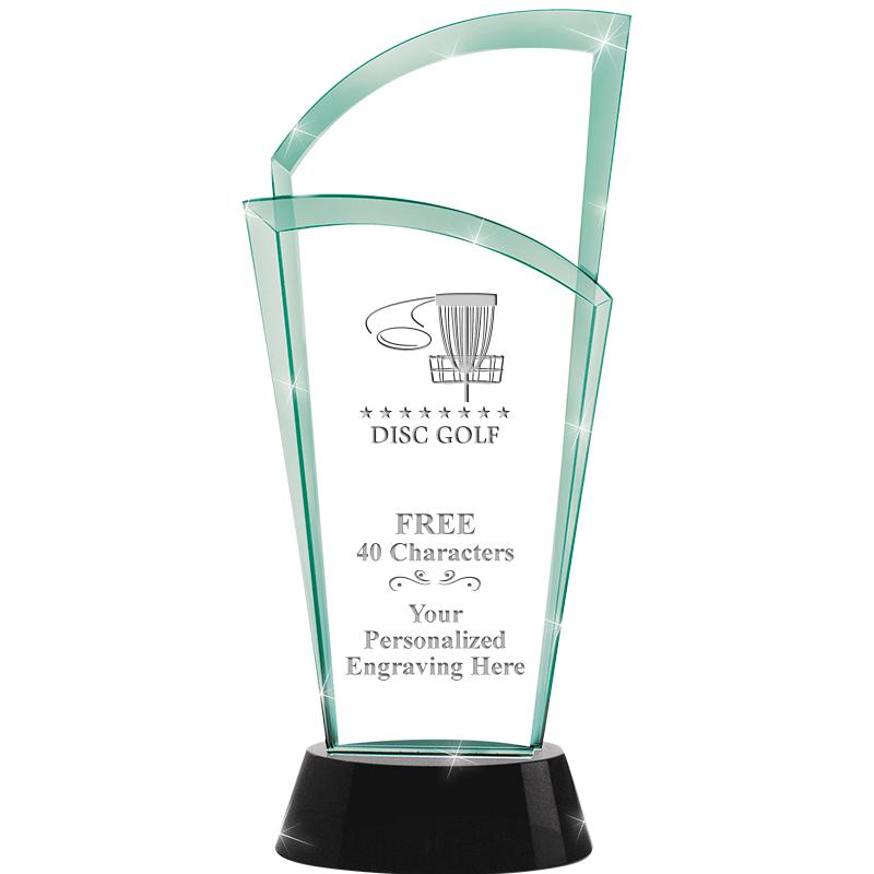 12" SLOPE JADE CRYSTAL