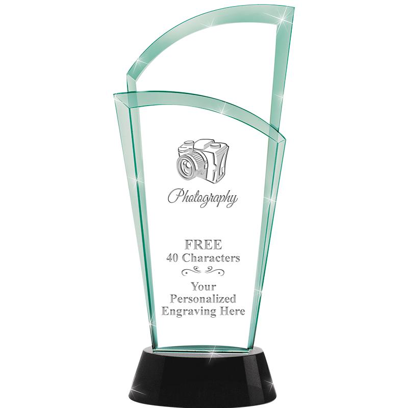 12" SLOPE JADE CRYSTAL