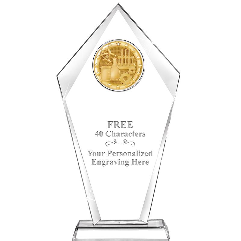 9.6" SENTINAL CRYSTAL W-INSERT